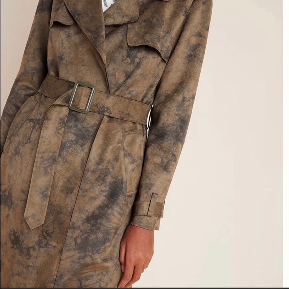 Anthropologie coat brand new with tags! Brownish and blueish tie-dye - Picture 10 of 11